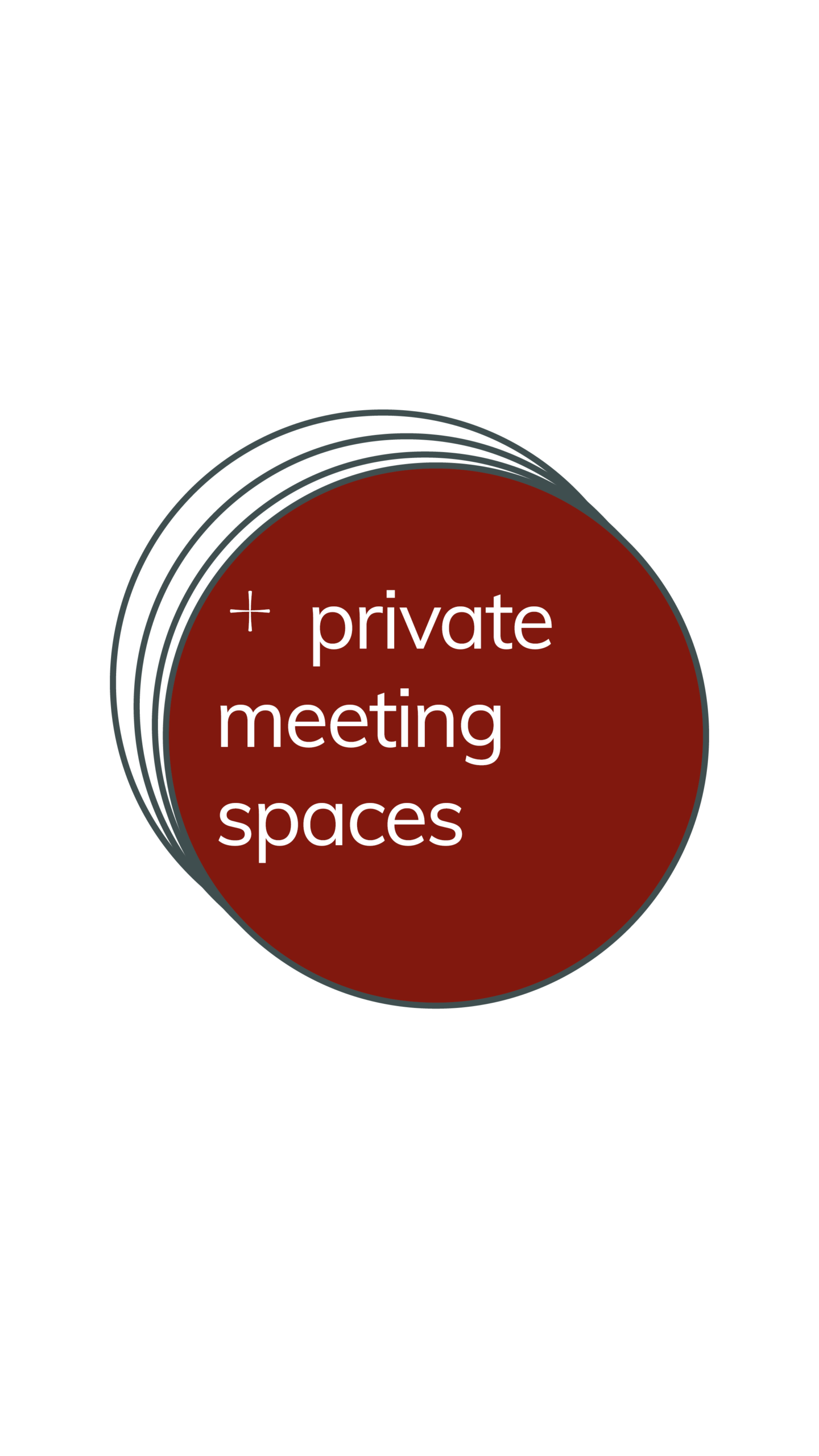 Private meeting spaces